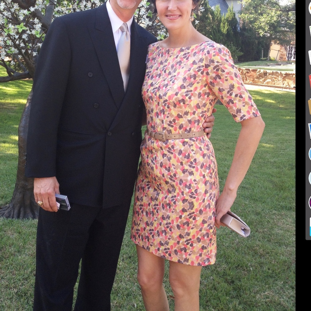 LK Bennett multicolored silk dress